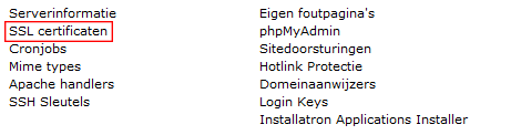 SSL Certificaten