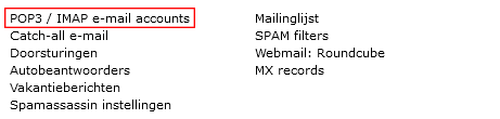 IMAP e-mail accounts