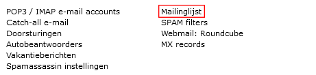 Mailinglijst